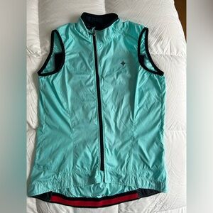 Specialized Cycling Aqua Sleeveless Zip-Up Vest